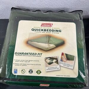 Coleman Double/Queen Airbed Quickbedding Fleece And Sheet System‎  New
